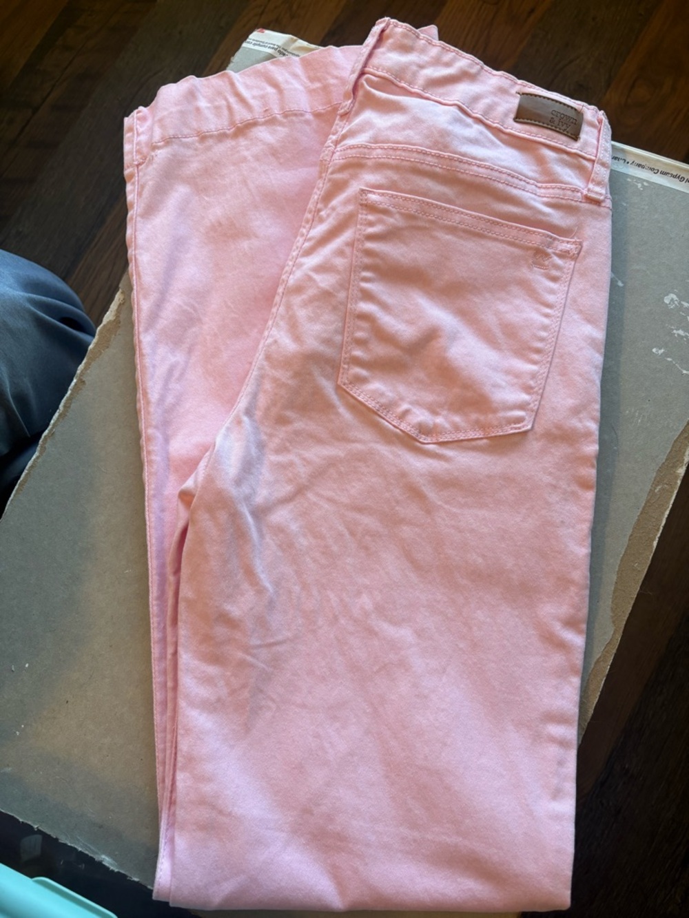 crown & ivy Pastel Pink Jeans